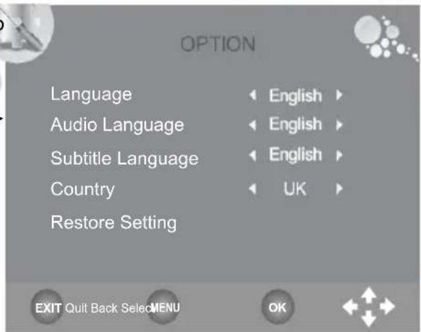 XORO HTC 2228D - Audio language - 1