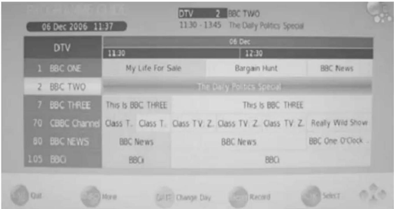 XORO HTC 2228D - Elektronischer Programmführer (EPG) - 1