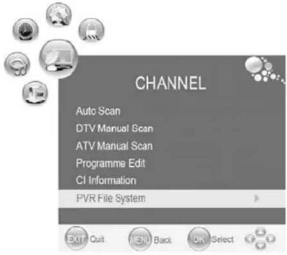 XORO HTC 2228D - Vorbereitung des USB Speicher zur Aufnahme - 1