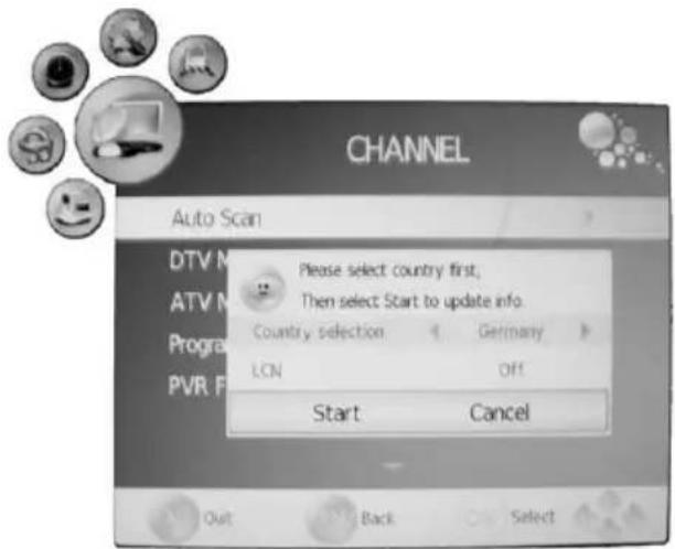 XORO HTC 2228D - Recherche automatique - 1
