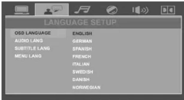 XORO HTC 2228D - Language Setup - 1