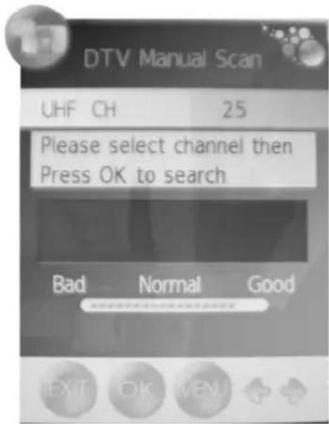 XORO HTC 2228D - DTV Manual Search (DTV Manual Scan) - 1