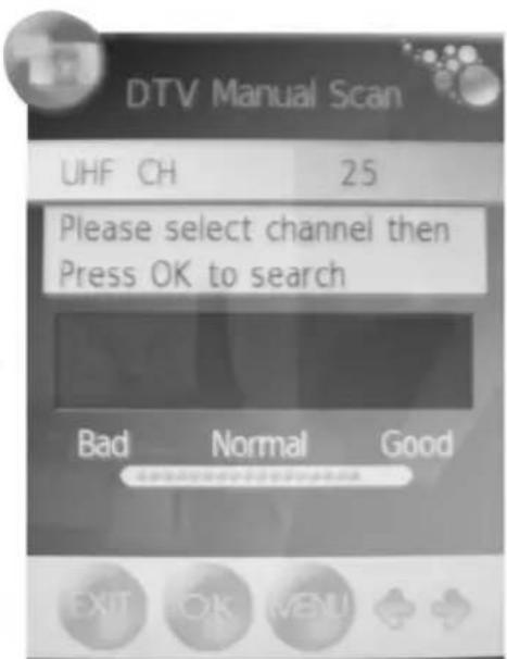 XORO HTC 2228D - DTV Manuelle Suche - 1