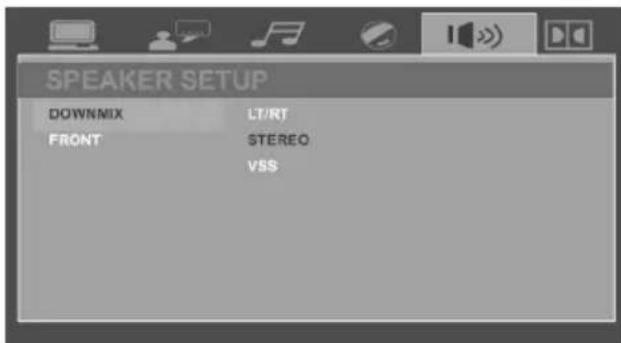 XORO HTC 2228D - Configuration haut-parleurs - 1
