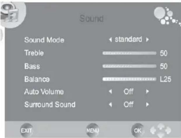 XORO HTC 2228D - Soundmodus - 1