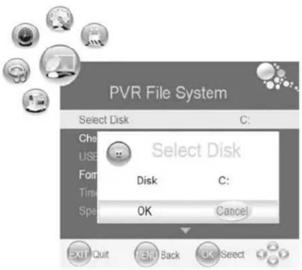 XORO HTC 2228D - PVR Dateisystem - 1