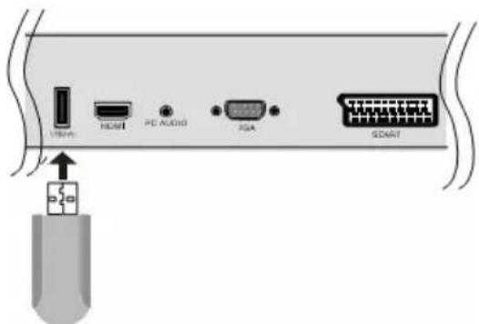 XORO HTC 2228D - USB Anschluss - 1
