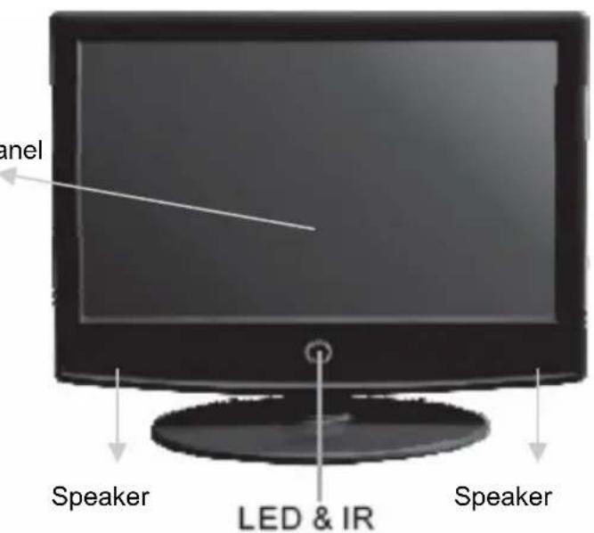 XORO HTC 1526D - LCD Panel - 1