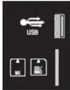 XORO HTC 1526D - USB & Lecture des cartes - 1