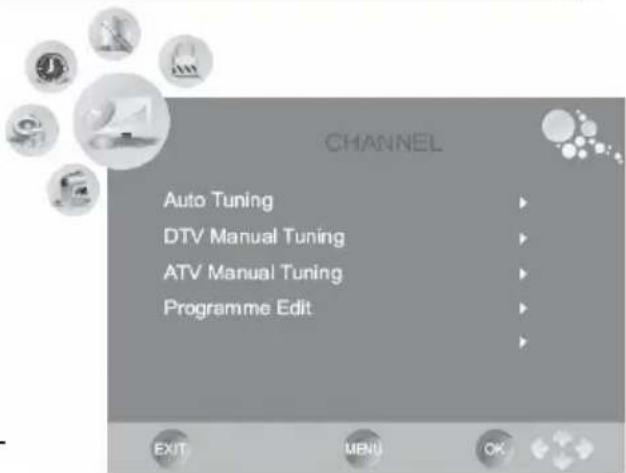 XORO HTC 1526D - DTV Manuelle Suche - 1