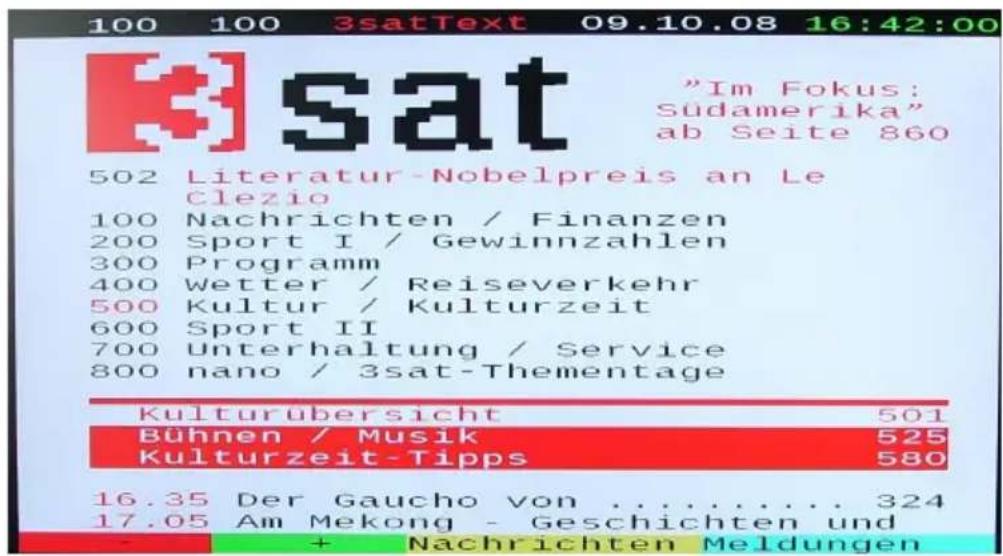 XORO HTC 1526D - Tele-/ Videotext - 1
