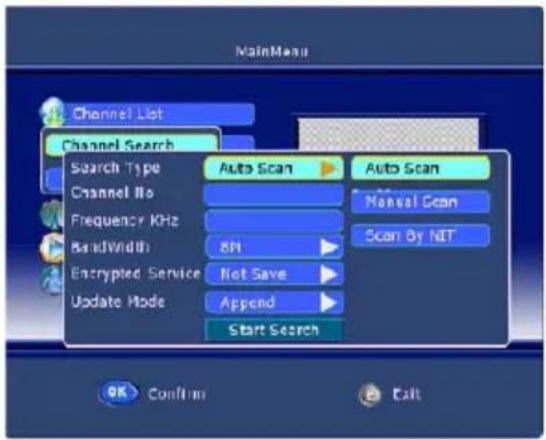 XORO HTC 2225D - Channel Setting - 1