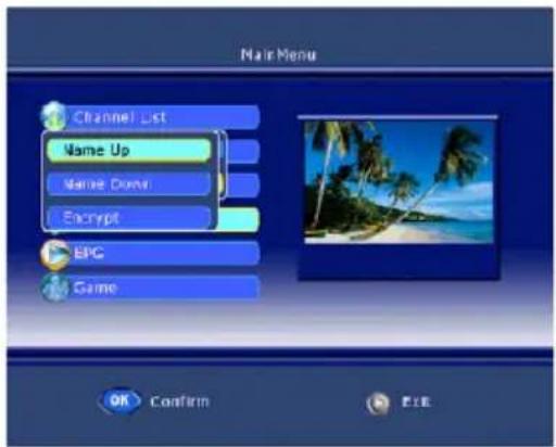 XORO HTC 2225D - Sort Channel - Сортировка каналов - 1