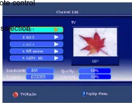 XORO HTC 2225D - Channel List - 1
