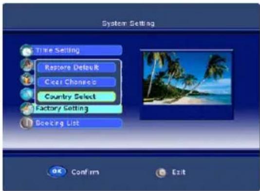 XORO HTC 2225D - Country Select - 1