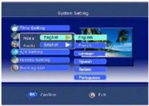 XORO HTC 2225D - Langue menu - 1