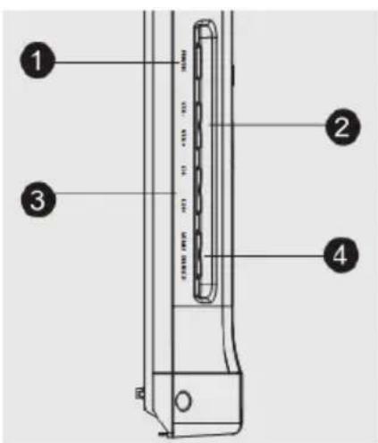 XORO HTL 2231D - TastenderechtenSeite - 1