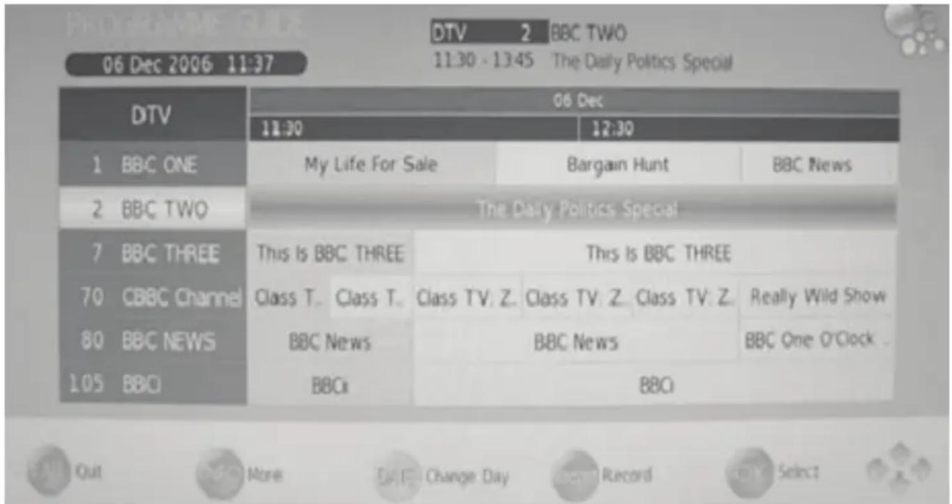 XORO HTL 2231D - Elektronischer Programmführer (EPG) - 1