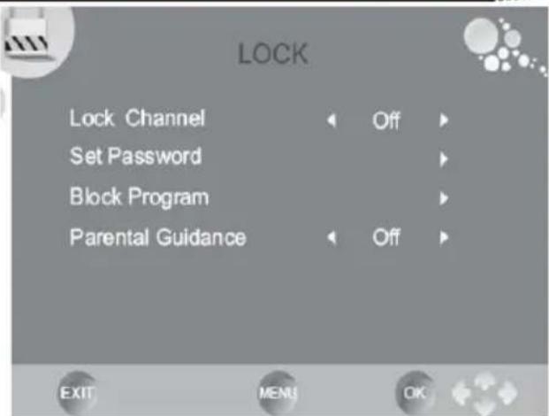 XORO HTL 2231D - Set Password - 1