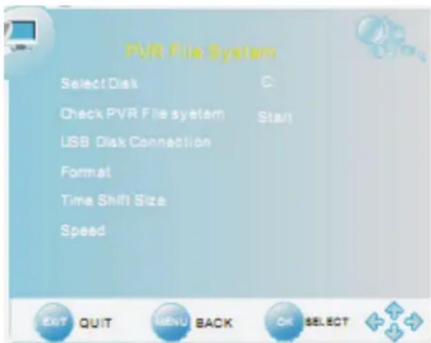 XORO HTL 2231D - Préparation du support USB pour l'enregistrement - 1