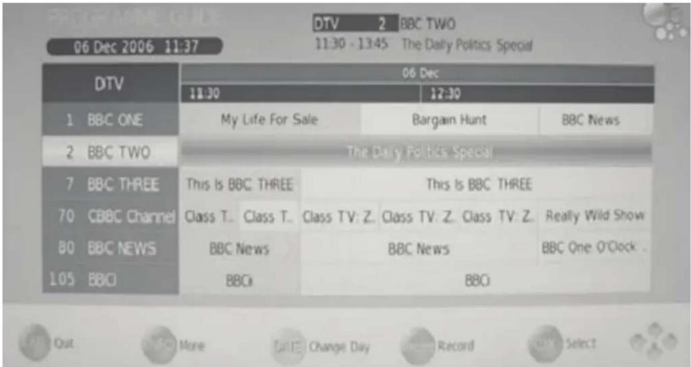 XORO HTL 2231D - EPG - 2