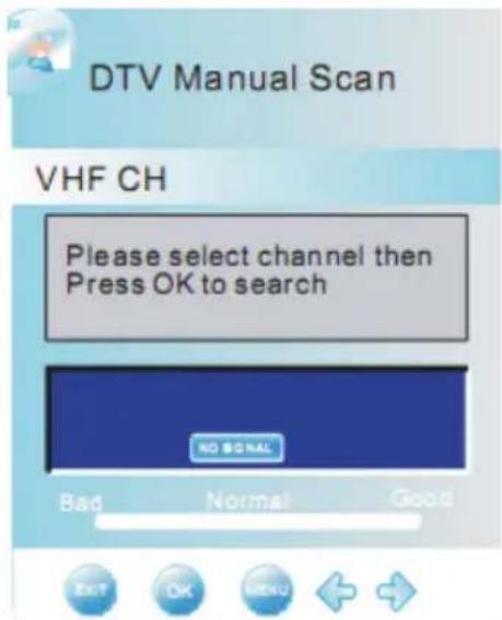 XORO HTL 2231D - DTV Manual Search (DTV Manual Tuning) - 1