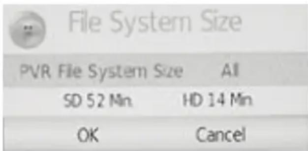XORO HTL 2231D - Vérifier le Systeme de fichier PVR - 1