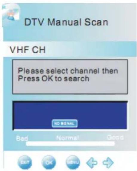 XORO HTL 2231D - DTV Manuelle Suche - 1