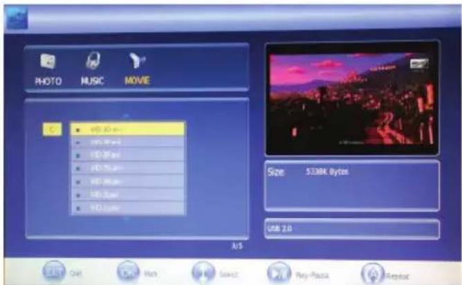 XORO HTL 2231D - MOVIE - 1