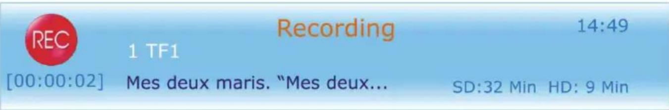 XORO HTL 2231D - Recording program - 1