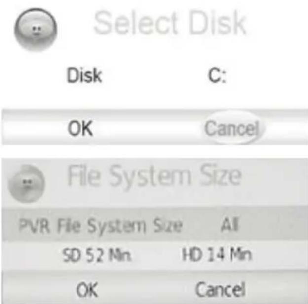 XORO HTL 2231D - PVR Dateisystem - 1