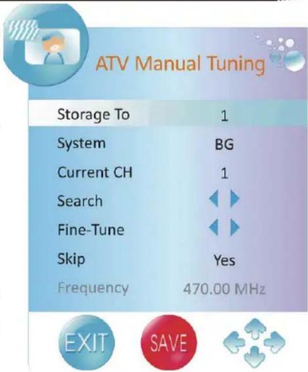 XORO HTL 2231D - ATV Manual Search (ATV Manual Tuning) - 1