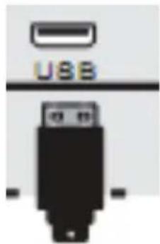 XORO HTL 2231D - Port USB - 1