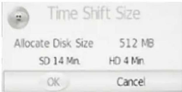 XORO HTL 2231D - Time Shift Size - 1