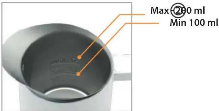 Lattemento LM215P - Préparation de la mousse de lait - 3