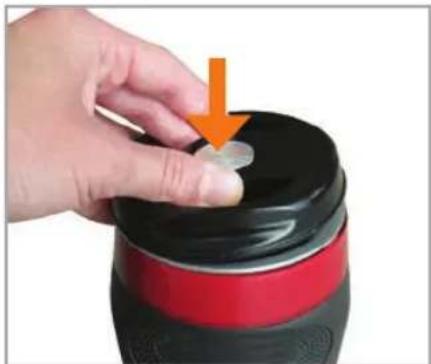 Lattemento LM167P - Préparation de la mousse de lait - 1