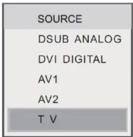 Camos TM1710D - SELECT (TV/AV) - 1