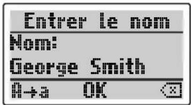 SWISSVOICE Eurit 535 - Modifier une entrée du répertoire - 3