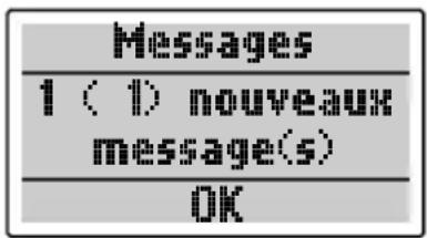 SWISSVOICE Eurit 535 - Recevoir et lire un message (SMS) (entrée) - 1