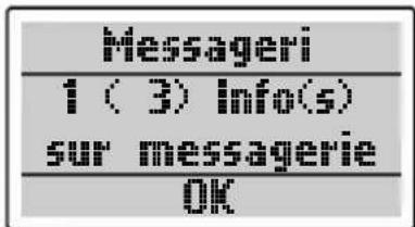 SWISSVOICE Eurit 535 - Nouveau message sur messagerie (MWI) ^① - 1