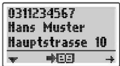 SWISSVOICE Eurit 535 - Affichage et utilisation des données - 1