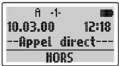 SWISSVOICE Eurit 535 - Désactiver l'appel direct - 1