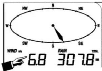 VELLEMAN WS1080 - - Prędkość Wiatru (WIND) - 1