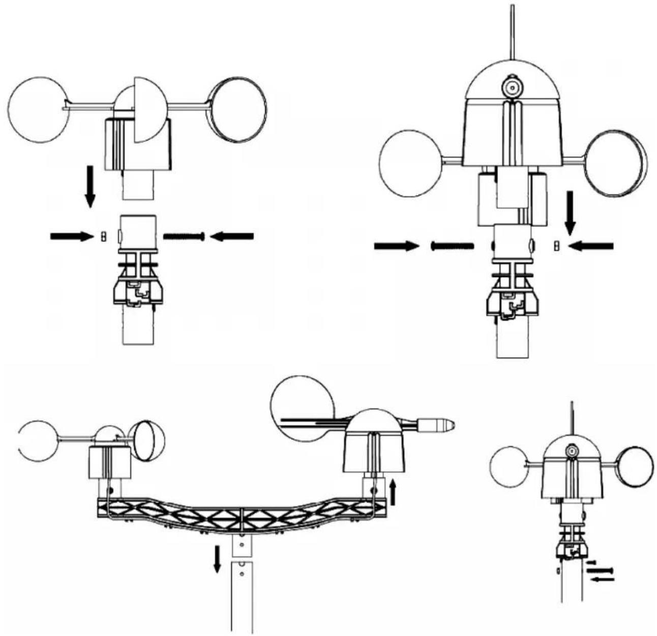 VELLEMAN WS1080 - Montowaniestacji - 1
