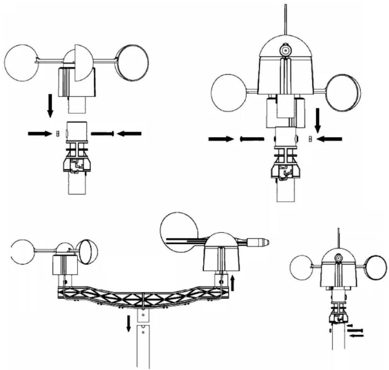 VELLEMAN WS1080 - Montar las estaciones - 1