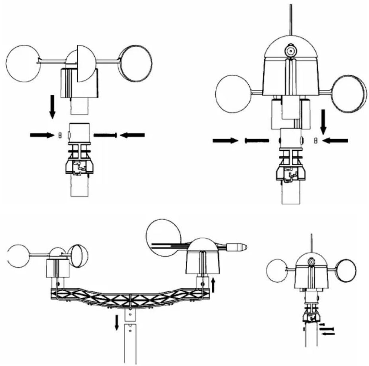 VELLEMAN WS1080 - Montaggiodelle unità - 1