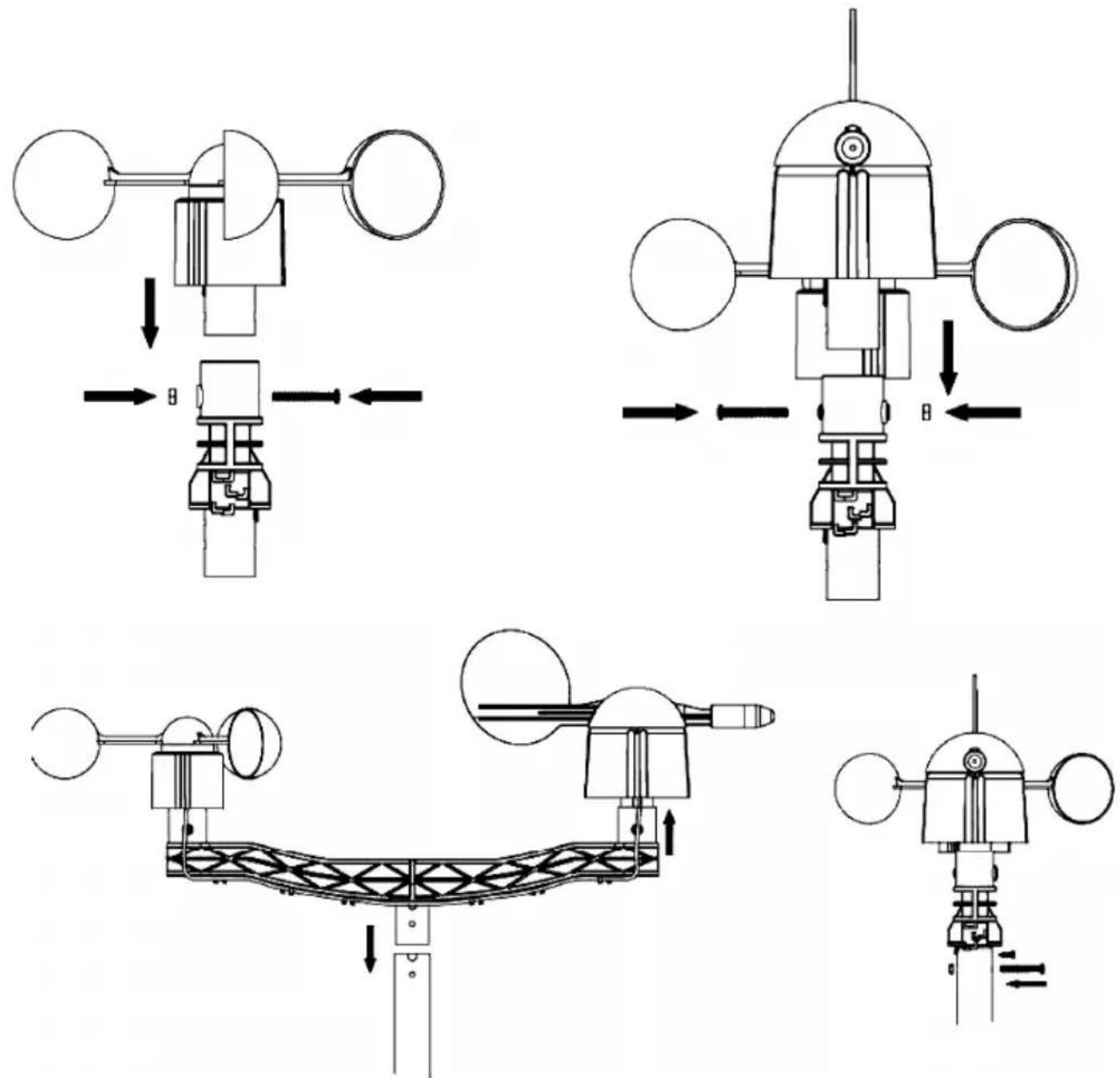 VELLEMAN WS1080 - Die Geräte installieren - 1