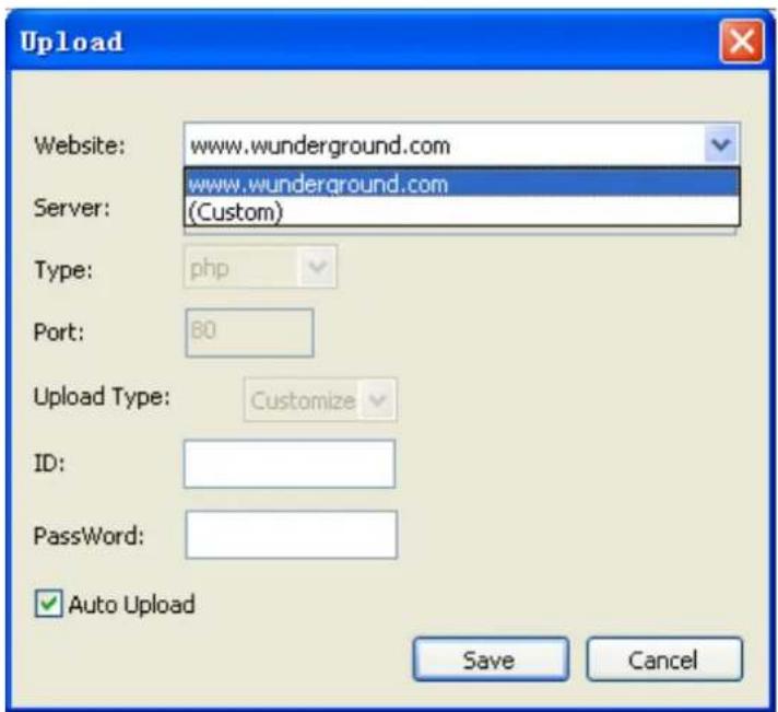 VELLEMAN WS3080 - Datum hochladen - 1
