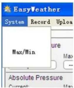 VELLEMAN WS3080 - Valores min. y max. - 1