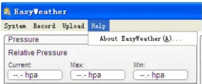 VELLEMAN WS3080 - Help option - 1